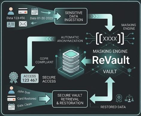 Illustration av ReVault: reversibel datamaskning och säker återställning